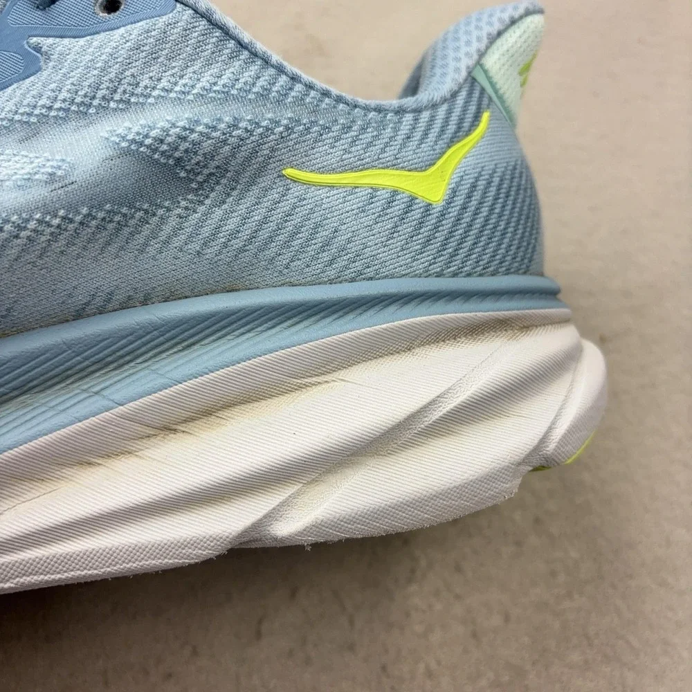 Hoka One One Clifton 9 Shoes Womens Size 11 Blue Running Sneakers Cushioned